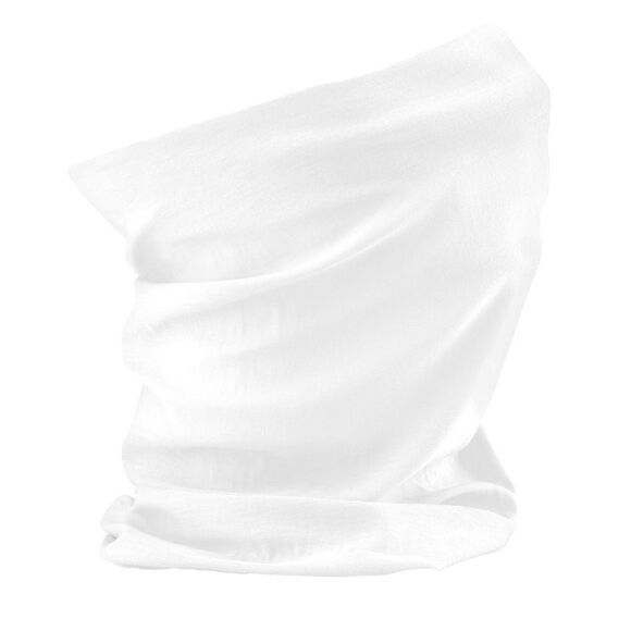 Beechfield Unisex Adult Morf Original Neck Warmer / White - Picture 2 of 3